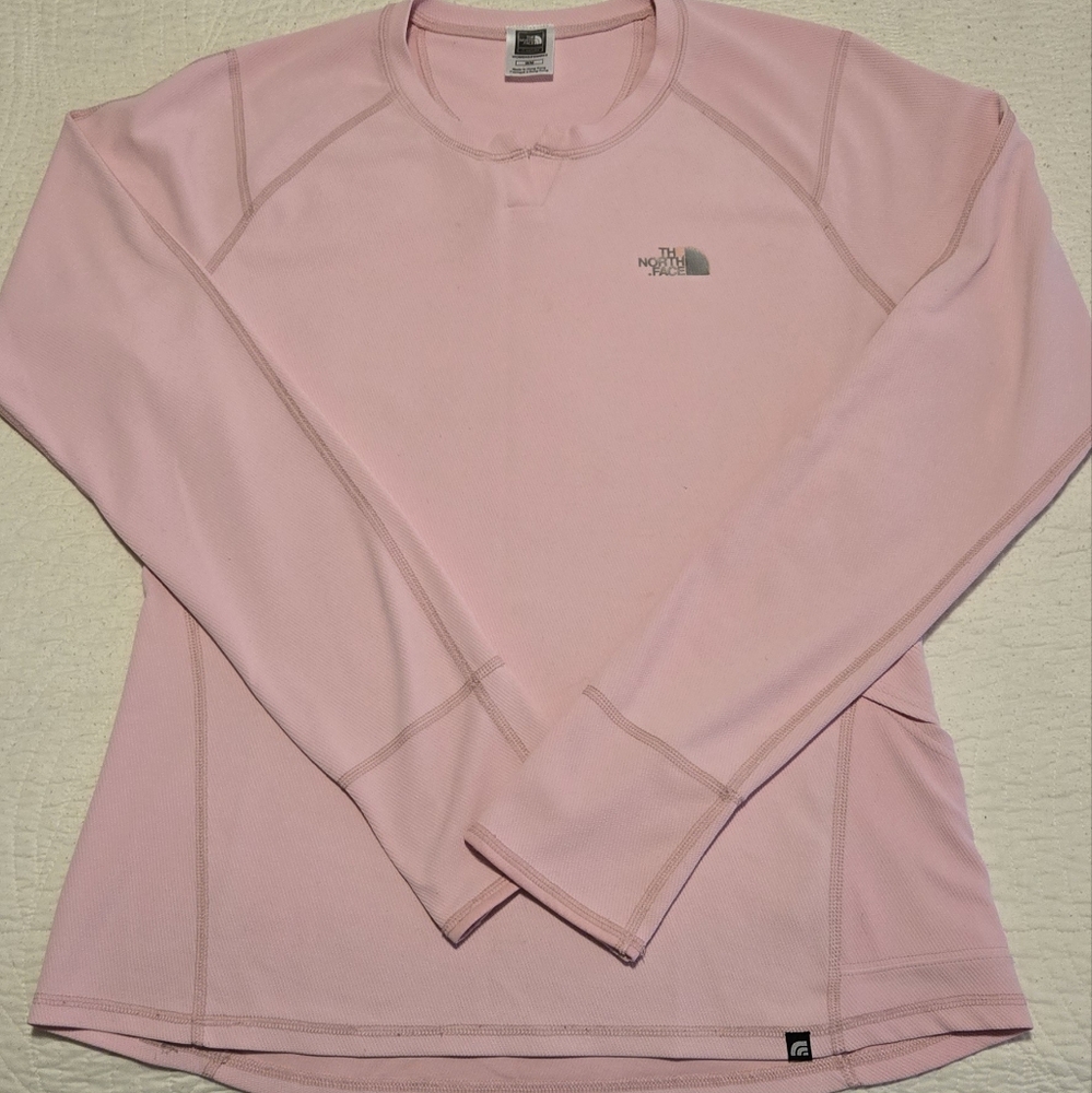 North face long sleeve crew neck, women's size medium
